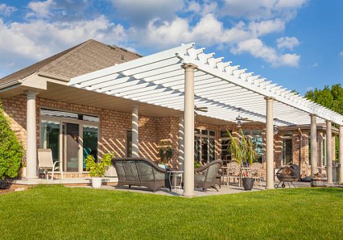 Scenic Brick House With Large Patio and Pergola Scenic Brick House With Large Patio and Pergola
